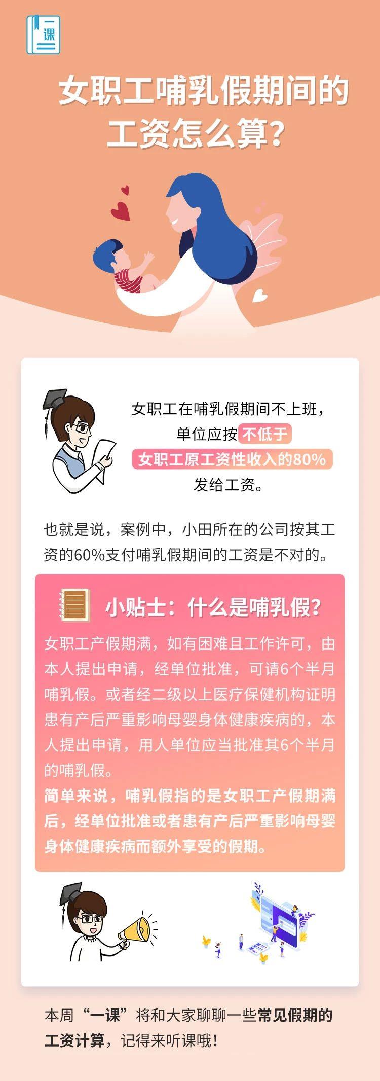女職工哺乳假期間的工資怎么算？.jpg